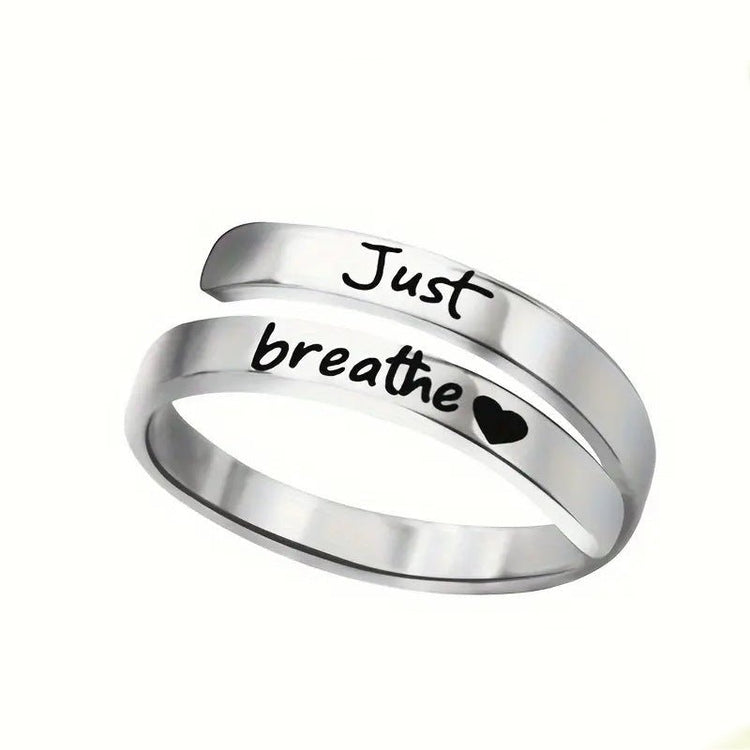 Silver Spiral Heart Ring - NovaNexa